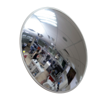 Зеркало DL 430мм с белым кантом